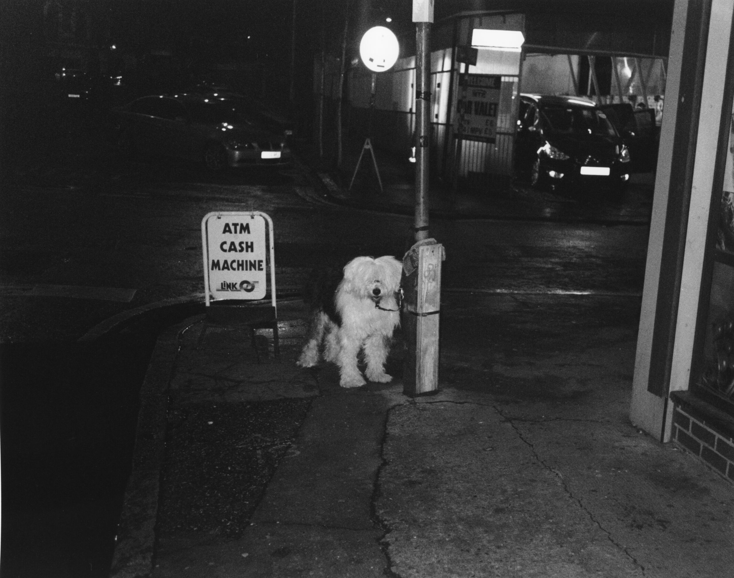 B&W photography by Thomas Beswick, Filmmaker based in Tokyo. Winter Wonderland Series 'corner shop'
