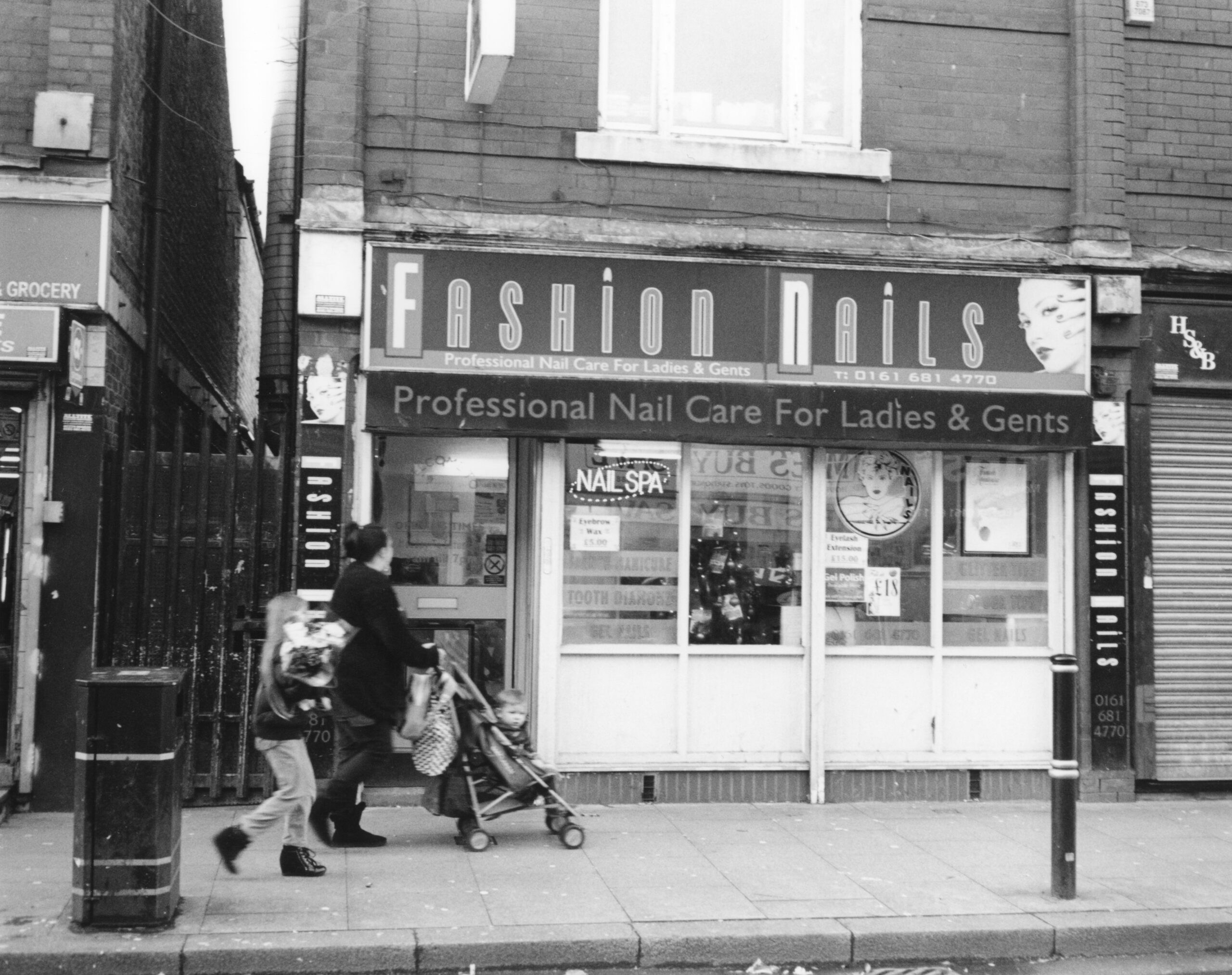 B&W photography by Thomas Beswick, Filmmaker based in Tokyo. Winter Wonderland Series 'Fashion nails'