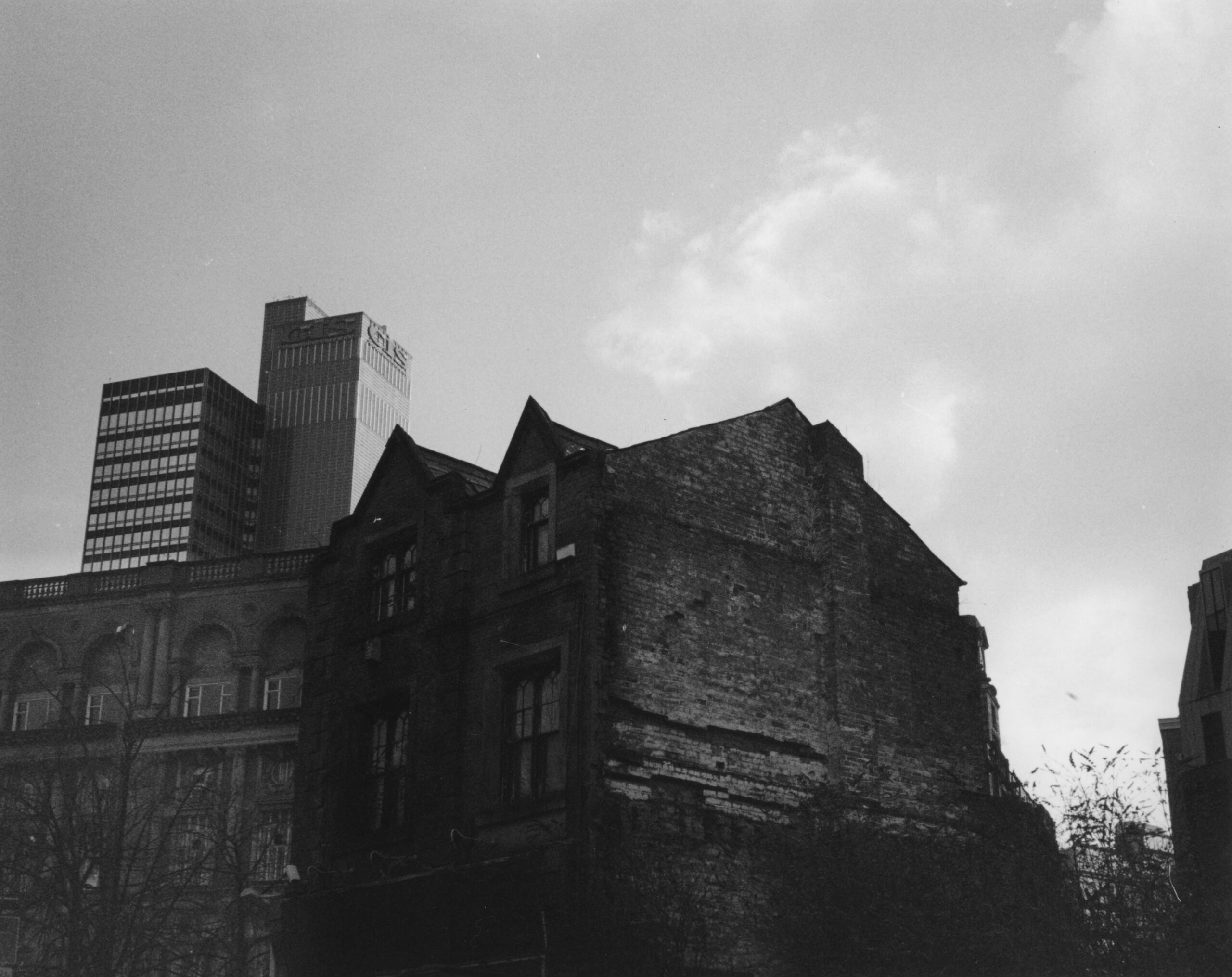 B&W photography by Thomas Beswick, Filmmaker based in Tokyo. Winter Wonderland Series 'Manchester'