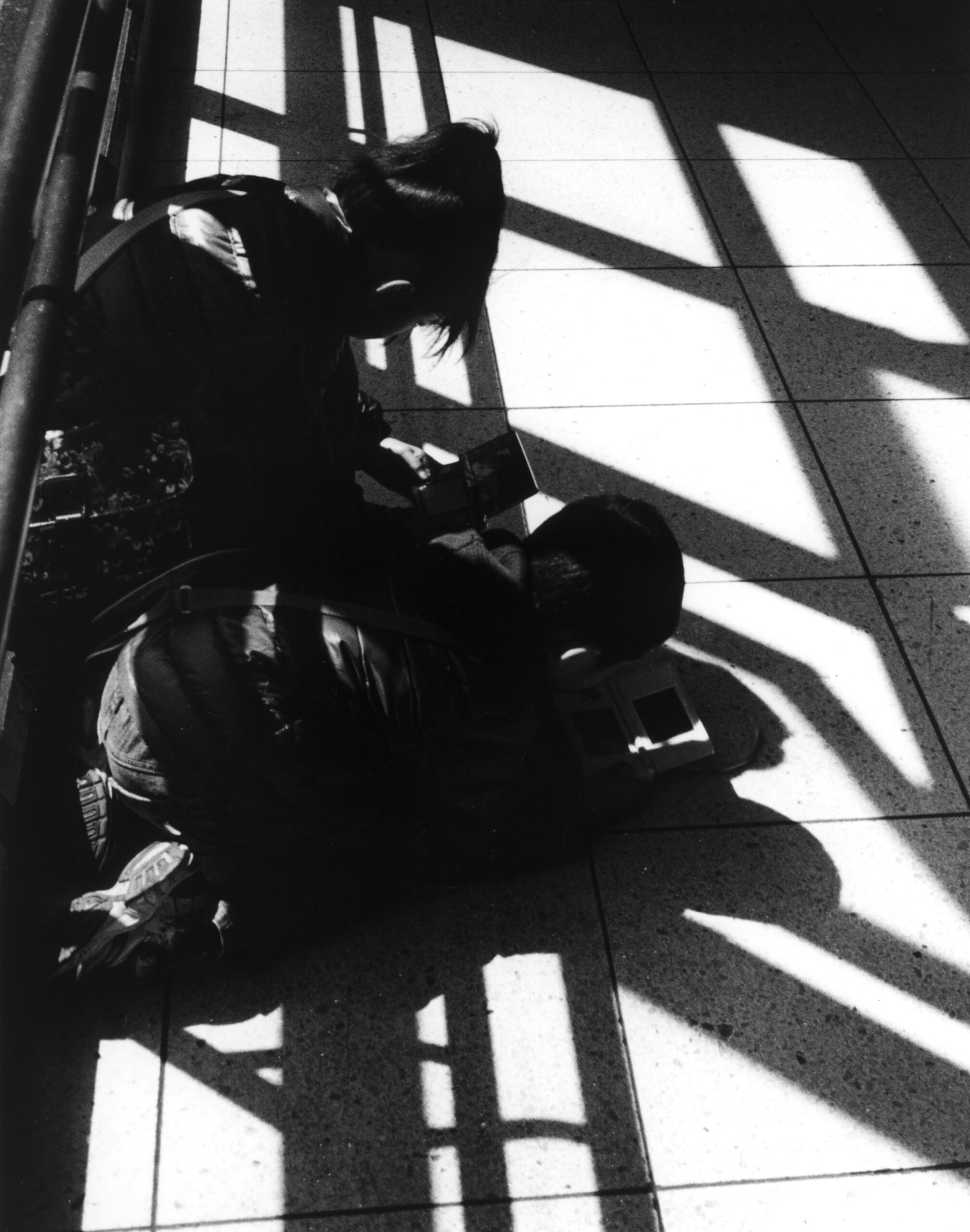 B&W photography by Thomas Beswick, Filmmaker based in Tokyo. Tokyo to Osaka Series 'maze'