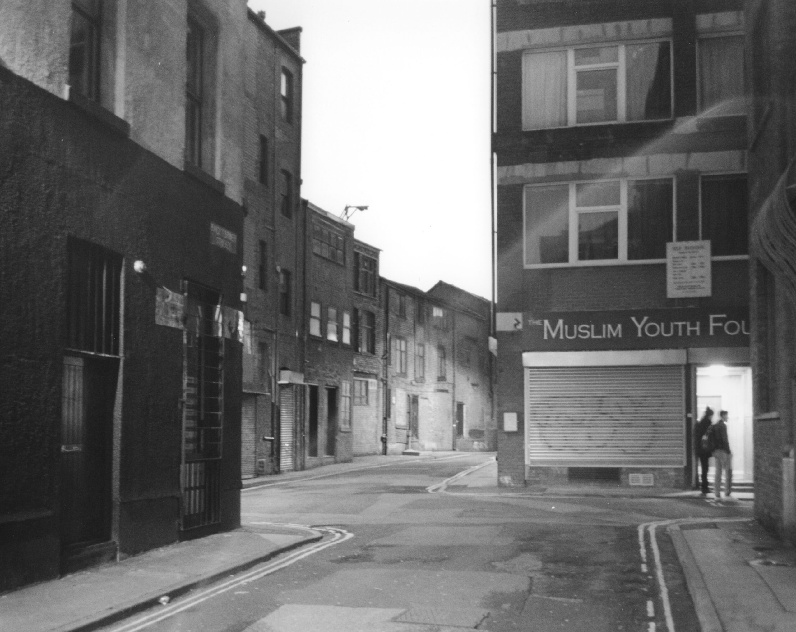 B&W photography by Thomas Beswick, Filmmaker based in Tokyo. Winter Wonderland Series 'Muslim youth'