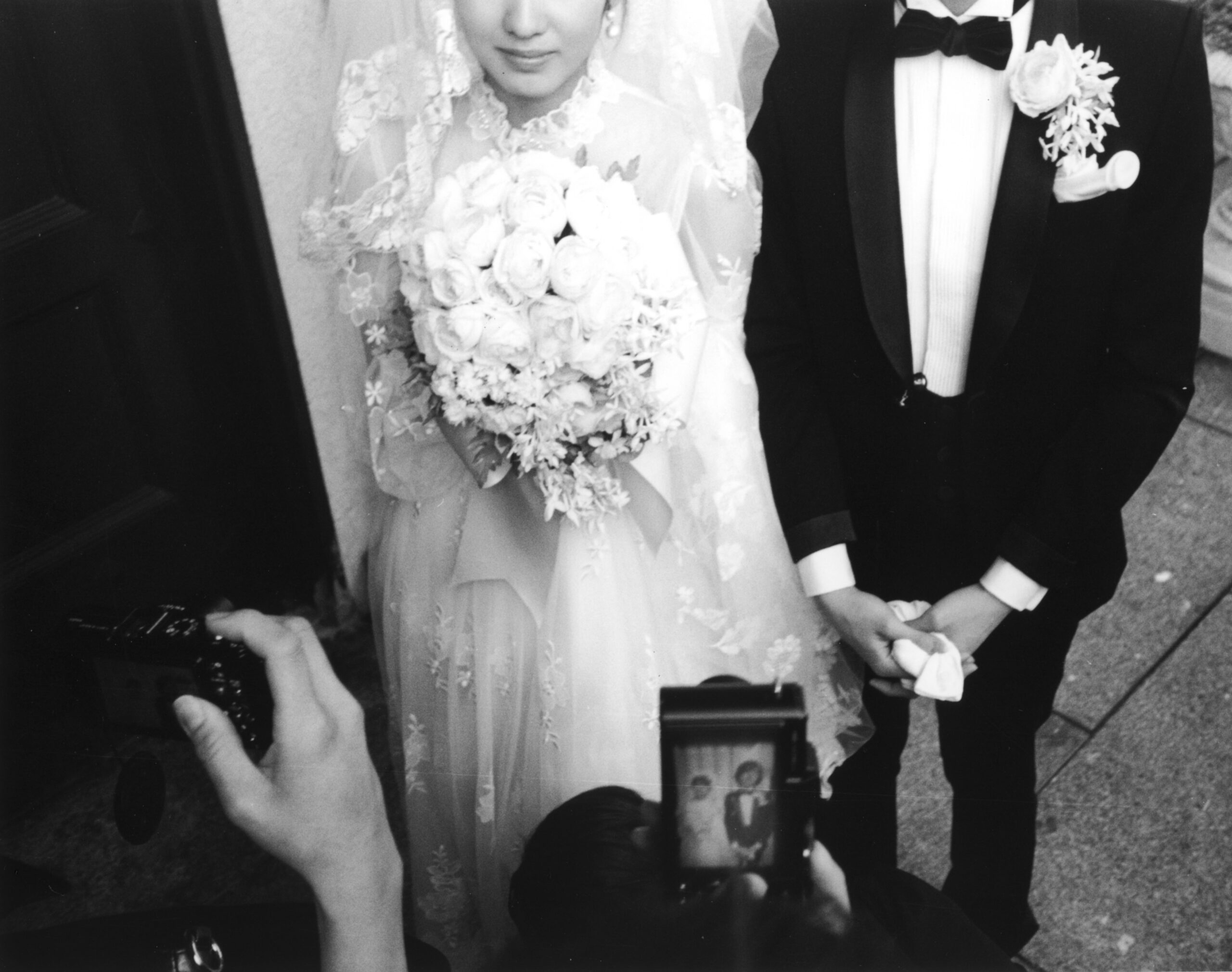 B&W photography by Thomas Beswick, Filmmaker based in Tokyo. Tokyo to Osaka Series 'wedding'